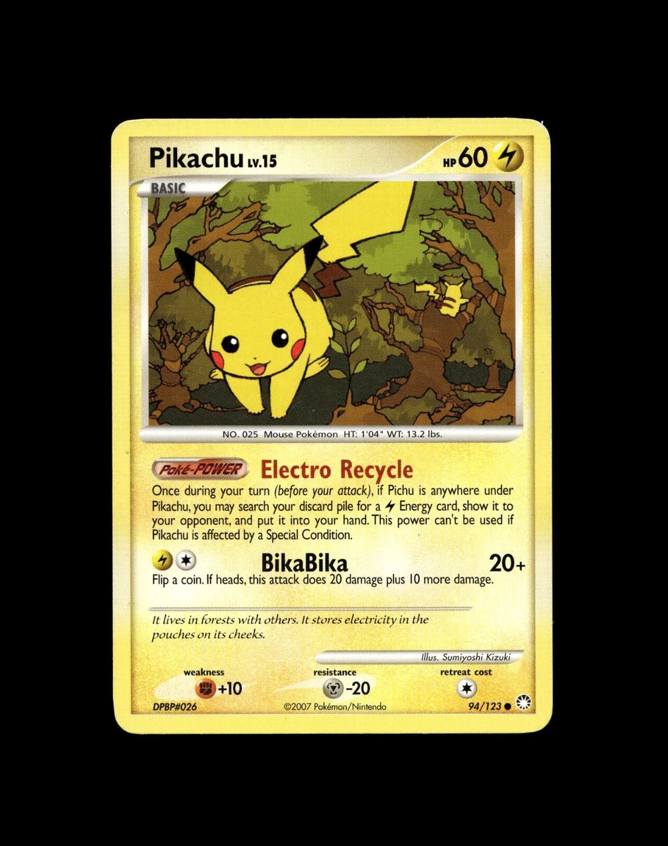 PSA9＊2007 ピカチュウ Lv.15 アンリミ 湖の秘密 DP ピカチュウ LV.15 ○ [湖の秘密] DPBP#026 買取 | ポケモンカード買取