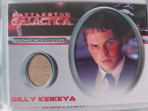Battlestar Galactica Billy Keikeya Relic Costume Card CC26 Season 2 - Picture 1 of 2