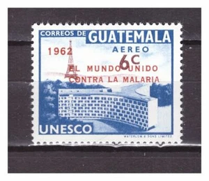 S27118) Guatemala 1962 MNH Unesco Surimprimées Malaria 1v - Picture 1 of 1