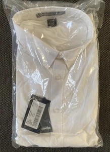 Devon & Jones CrownLux Performance® Men's XL White Button-Down Dress Shirt -NEW- - Picture 1 of 6