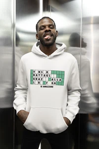 Kapuzenpullover Tasche Amazon Giancarlo Glücksrad Spaß TV Geschenk - Bild 1 von 5