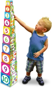 Learning Journey International LLC Play & Learn - Stacking Cubes - STEM Toddler - Picture 1 of 5