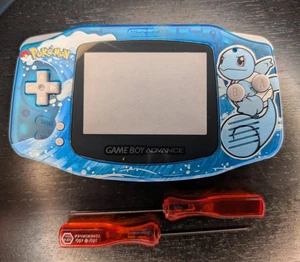 Nintendo Squirtle Pokemon Complete Shell Kit Game Boy Advance Housing GBA - Picture 1 of 2