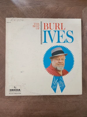 The Best of Burl Ives,  2LP Vinyl Record Deluxe Edition, Record Decca DXB167 - Image 1 of 4