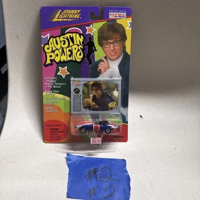 Johnny Lightning Diecast Austin Powers Shaguar Bonus Showcard New - Image 1 of 4