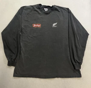 Camiseta Steinlager Vintage Nueva Zelanda Todos los Negros Para Hombre Talla 2XL Desteñida Manchada - Imagen 1 de 13
