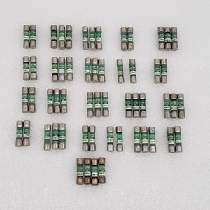 (MENGE: 57) Bussman Fusetron Doppelelement Sicherung Posten FNM Serie verschiedene Amp Größen - Bild 1 von 22