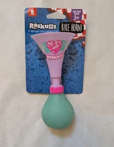 NEW Bicycle Tricycle Horn Pink Mint Green Heart Gem Raskullz Kids Bike Accessory - Picture 1 of 1