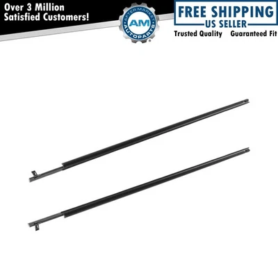 Par de sellos de barrido de tira de intemperie moldeada de cinturón de ventana delantera izquierda y derecha OEM para SUV Rav4 Foto 1 de 4