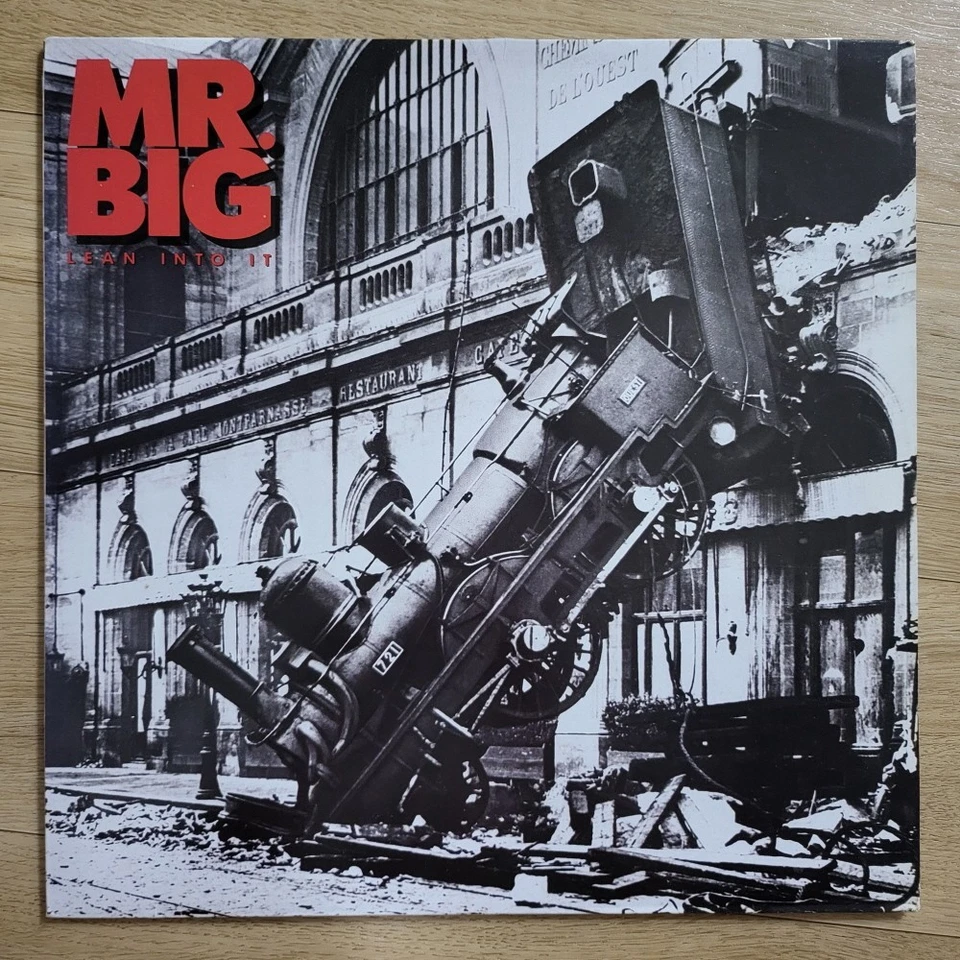 [VG+] Mr. Big - Lean Into It (1991 LP Korea 1ST LP Vinyl) - Image 1 of 4