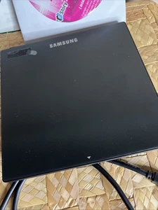 Samsung USB Ultra Slim Portable External DVD Writer Black SE-218 - Picture 1 of 4