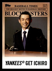 2012 Topps Update Blockbusters #BB-23 Ichiro Suzuki New York Yankees - Picture 1 of 2