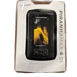 Fish Finder Humminbird PiranhaMAX 4 Di Sonar nuovo sigillato in fabbrica - Foto 1 di 6