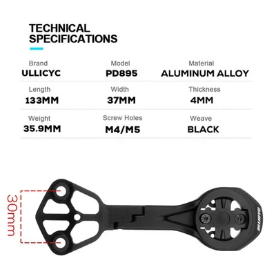 For Pinarello F12 Dogma F MOST Ultra Talon Handlebar Computer Mount Combo Mount - Image 1 of 4