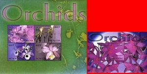 π MONGOLIA 2004 ORCHIDS/ FLOWERS M/S + S/S SC#2551//55 MNH - Picture 1 of 1