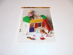 Patrón de lona de plástico con litera Playhouse para muñecas de moda - Imagen 1 de 4