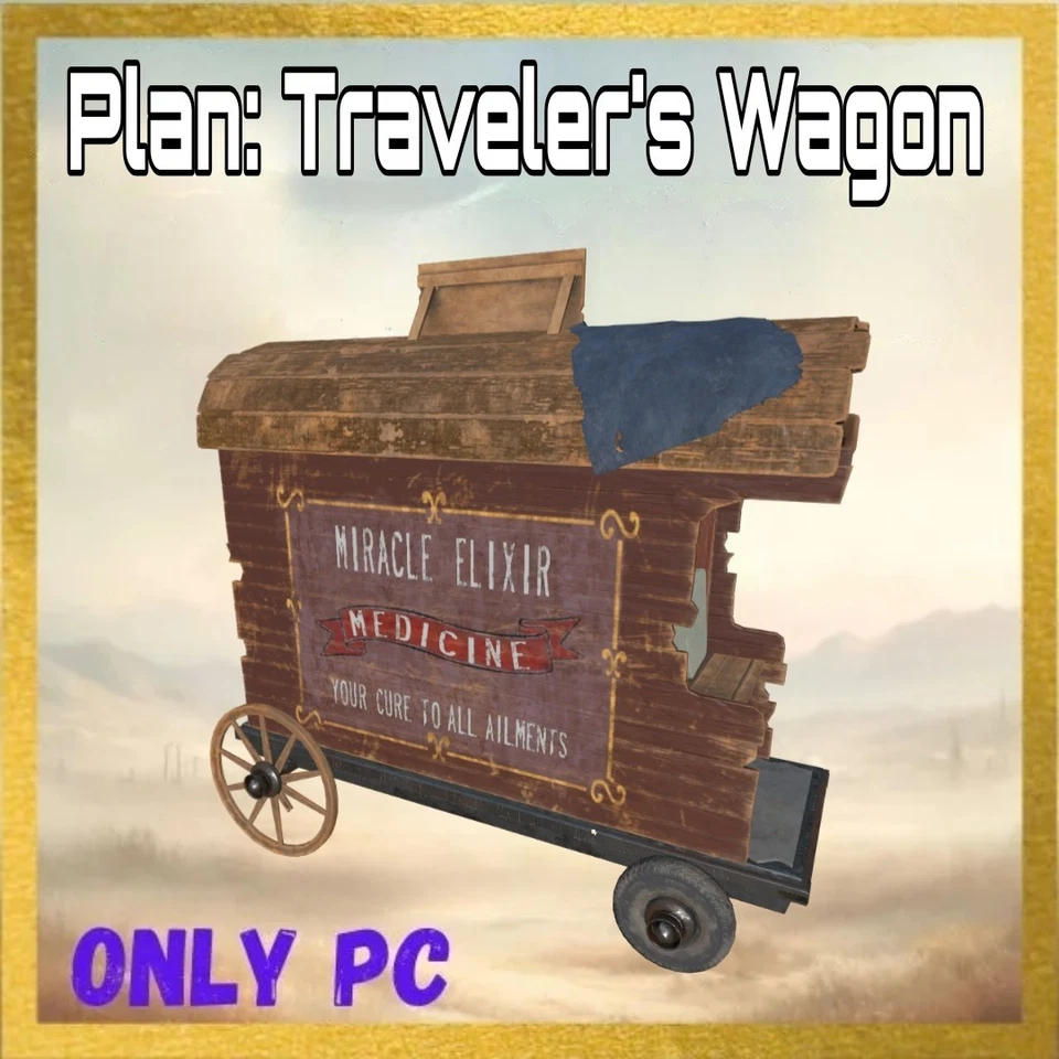 FALLOUT 76 PC PLAN: Traveler's Wagon - Image 1 of 1