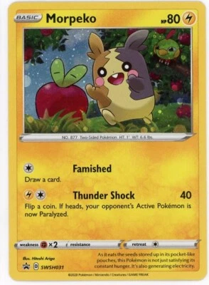Morpeko SWSH031 SWSH: Sword & Shield Promo Cards Holo - Image 1 of 2