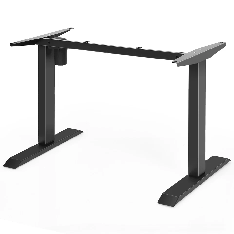 Costway Electric Sit to Stand Desk Frame Height Adjustable Workstation Black