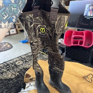 TIDEWE Hunting Wader 600g Insulation Waterproof Cleated Neoprene Size 3T And 2T - Picture 1 of 7