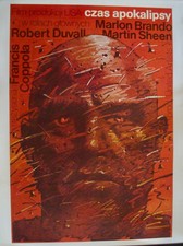 APOCALYPSE NOW Polish movie poster 1979 COPPOLA MARLO BRANDO SWIERZY LINEN NM