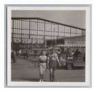Hannover 1953 - Technische Messe Messe-Blitz Shuttle Besucher VARTA Foto 1950er