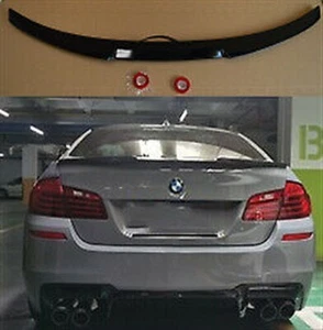 Aileron Arrière BMW Serie 5 F10 Berline Performance Noir Brillant Spoiler Df - Afbeelding 1 van 5