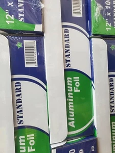 Rollo de papel de aluminio Foodservice 12" × 1000 alimentos calidad estándar - Imagen 1 de 2