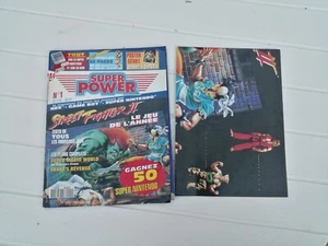 Magazine / Revue -SUPER POWER - N° 1 - été 92 - Avec poster street fighter II - Imagen 1 de 8