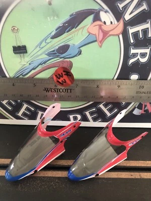 Rc Helicopter Body Shell [2] Painted Used A Few Hickies But Still Have Some Life - Image 1 of 4