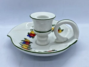 Candelabro de porcelana para dedos Della Robbia decoración PWF Japón pintado a mano - Imagen 1 de 9