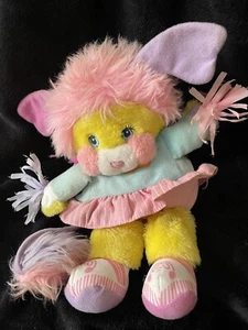 Vintage Mattel 1987 Cheerleader Pom Pom Popples Plush Cheer Popple 12” Party - Picture 1 of 9