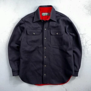 Nordstrom Vintage Northwear Wool Button Lined Navy Jacket Men’s Size Medium - Picture 1 of 15