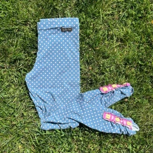 Matilda Jane Leggings Girls Polka Dot Stretch Ruched 14 Easter Spring Vocation - Picture 1 of 12