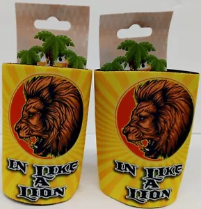 Lot of 2 Spring Break In Like A Lion Beer Koozie Can Cooler Coozie............5H - Picture 1 of 1