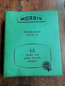Morris J.2 Light Van Pick-Up Minibus BMC Workshop Manual Petrol Diesel Rare - Picture 1 of 21