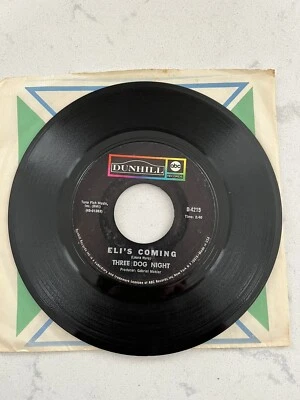 Three Dog Night “Eli’s Coming” Vinyl 45 ABC Records VGC - Image 1 of 3