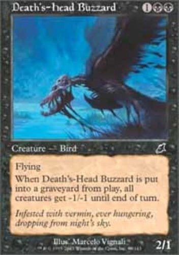 Death's-Head Buzzard - Foil ~ Moderately Played Scourge MTG Magic UltimateMTG Bl - Image 1 of 1