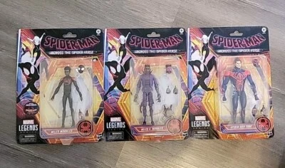 Paquete de 3 millas G. Morales Prowler, Miles Morales Spiderman y Spider-Man 2099 Foto 1 de 4