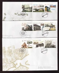 Canada FDC 1998 Housing in Canada sc#1755(a-i) set of 3 - Picture 1 of 1