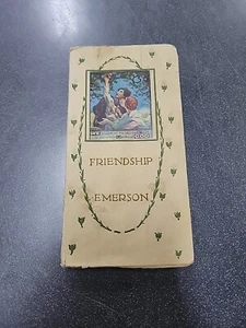 Friendship, R. W. Emerson & H. C. Preston Macgoun Vintage 1913 Paperback Book - Picture 1 of 13