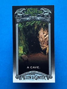 2020 Topps Allen & Ginter Where Monsters Live Mini Cave #MWML-2 - Bild 1 von 2