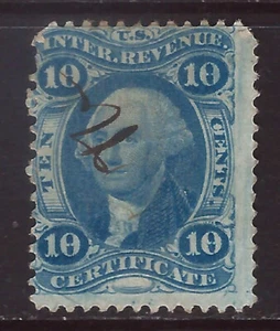 Bigjake: R-33d, certificado de 10 centavos - exp. seda - 1ª edición de ingresos - Imagen 1 de 5