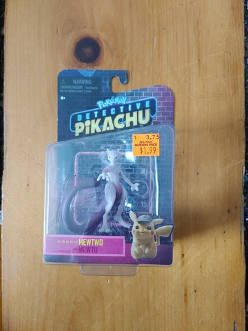 Pokemon Detective Pikachu Mewtwo 2" Inch Mini Figure Toys NEW Cover