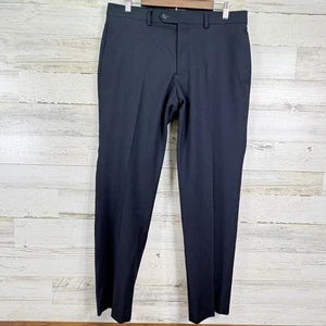Lauren Ralph Lauren Mens High Performance Navy Blue Wool Dress Pants Size 34x30 - Picture 1 of 10