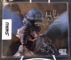 SWAU 8x10 Signed Photo Voice Actor Andy Secombe “Watto” Episode I  No. A84071 - Picture 1 of 8