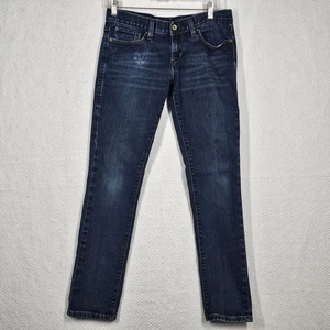 Levi Strauss & Co Levis Damen Ultra Low Skinny 521 Jeans Hose Dunkelblau 8M W29 - Bild 1 von 17