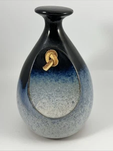 Vintage 70’s Signed Peter Pots Pottery Seagull Blue SALT PIG Swing Closure Carsten? - Bild 1 von 8