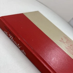 Bambi Felix Salten 1956 Hardcover Book Club Edition Vintage Classics Homeschool - Picture 1 of 5