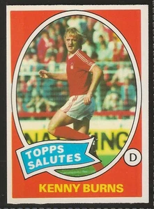 TOPPS-FOOTBALL (SCOTTISH RED BACK 1979)-#115- NOTTINGHAM FOREST - BURNS - Picture 1 of 2